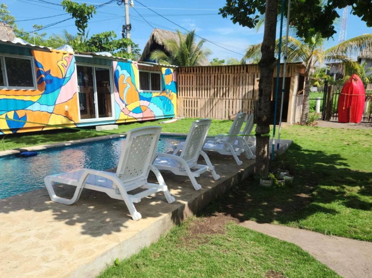 Green Belly Surf Hostel El Paredón Buena Vista Dış mekan fotoğraf